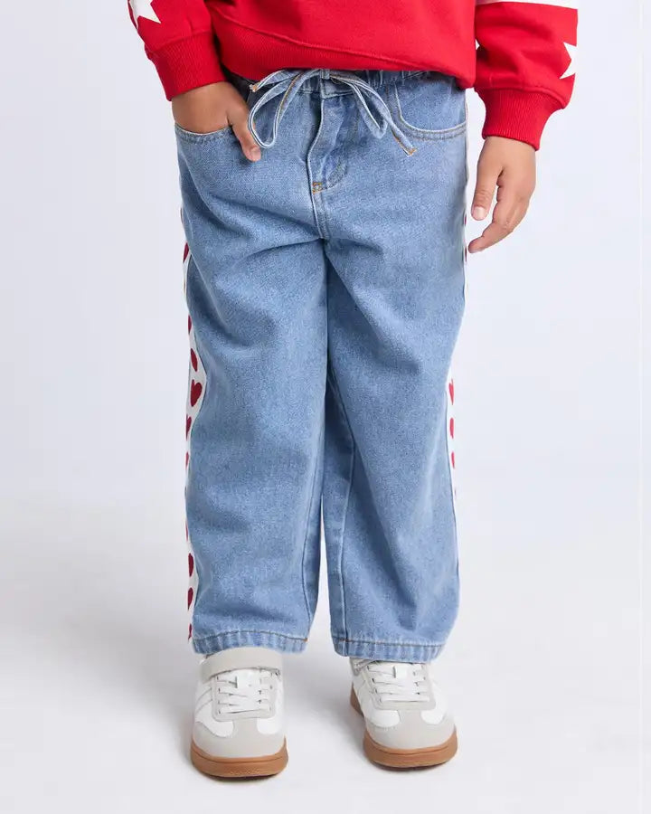 EVE GIRL Lola Denim Elastic Waist Jean 3-7 years