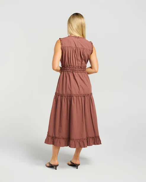 ET ALIA Lucia Dress Walnut