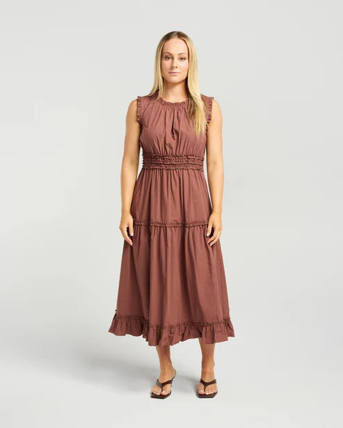 ET ALIA Lucia Dress Walnut