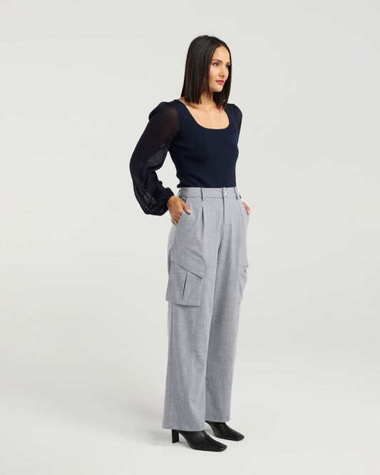 ET ALIA Lucy Knit Top Ink