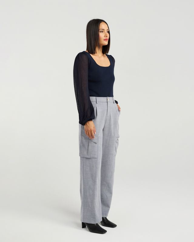 ET ALIA Lucy Knit Top Ink