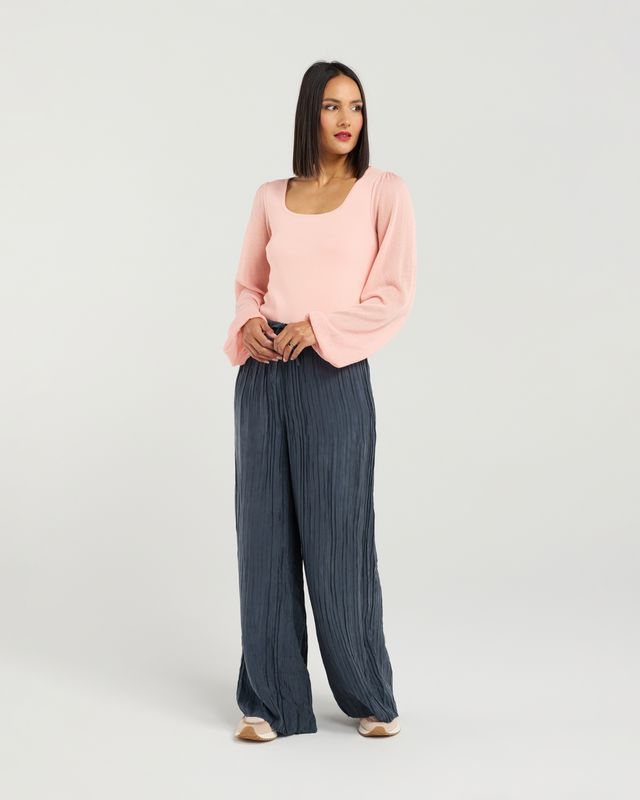 ET ALIA Lucy Knit Top Blush