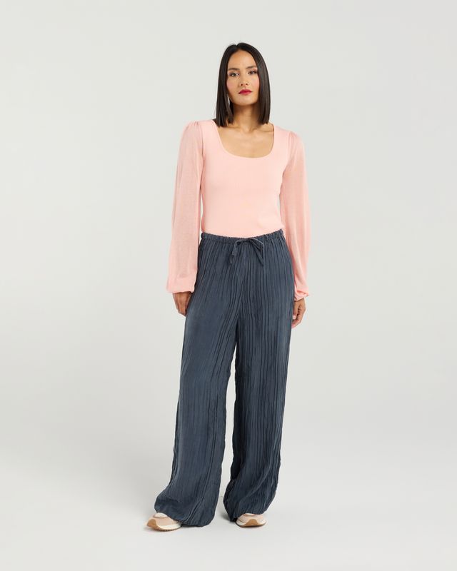 ET ALIA Lucy Knit Top Blush