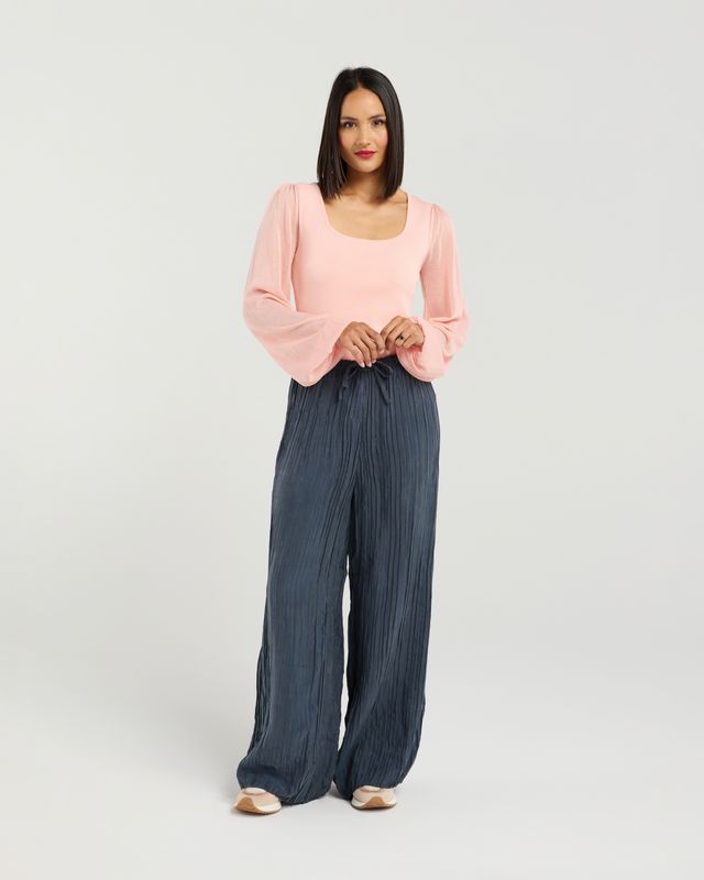 ET ALIA Lucy Knit Top Blush
