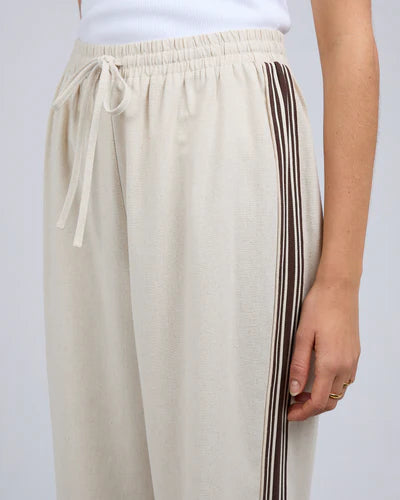 SILENT THEORY Matilda Linen Pant Natural