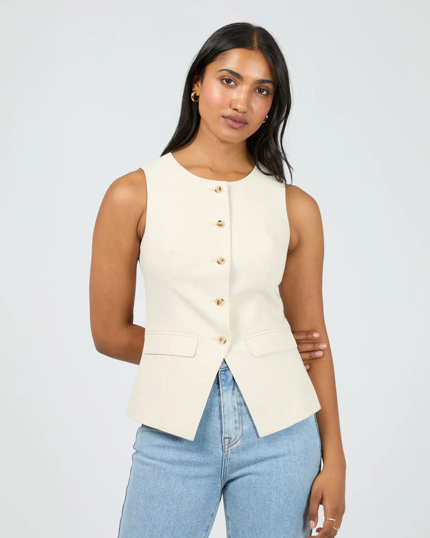 ALL ABOUT EVE Mavis Vest Natural