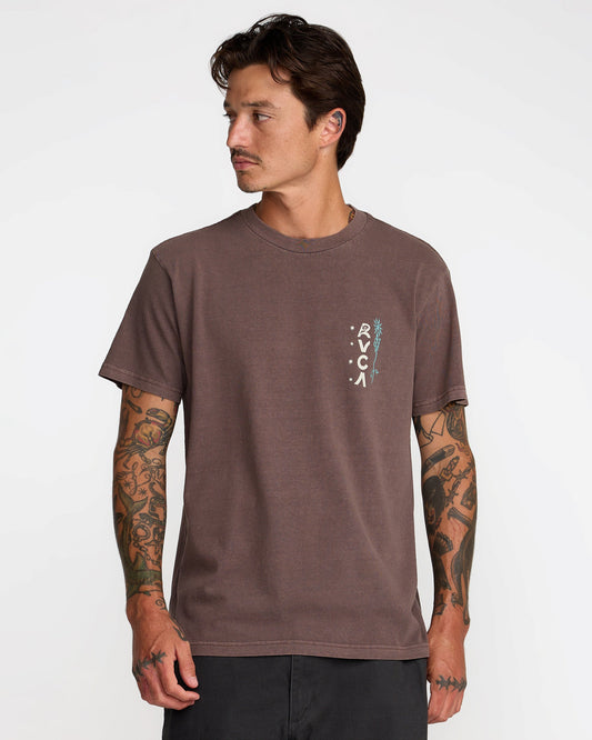 RVCA Mel G Flora Tee Mocha