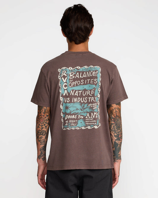 RVCA Mel G Flora Tee Mocha