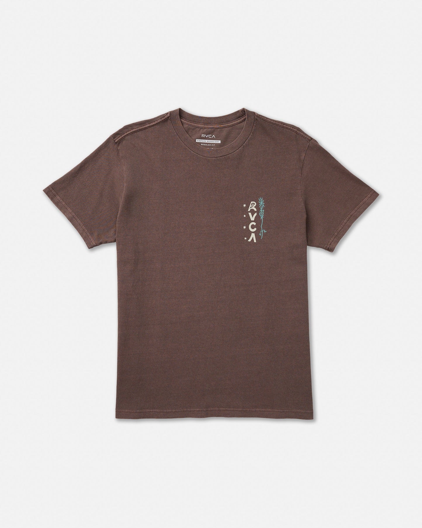 RVCA Mel G Flora Tee Mocha