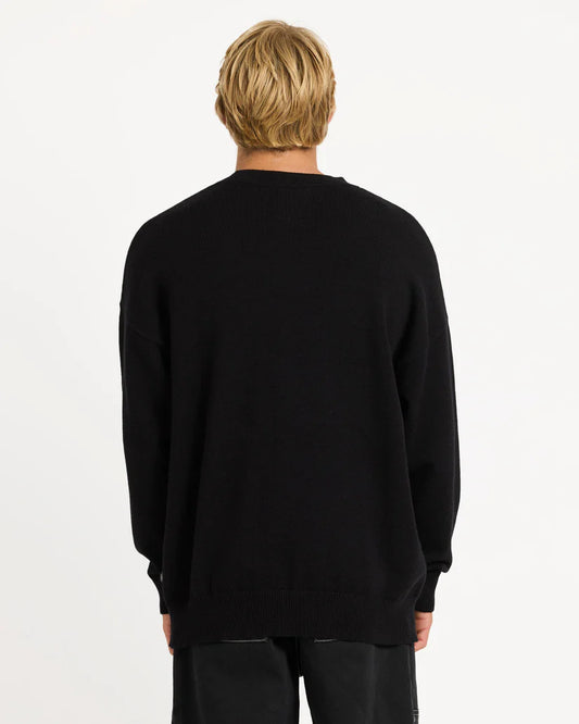 QUIKSILVER Mercury Work Knit Sweater Black
