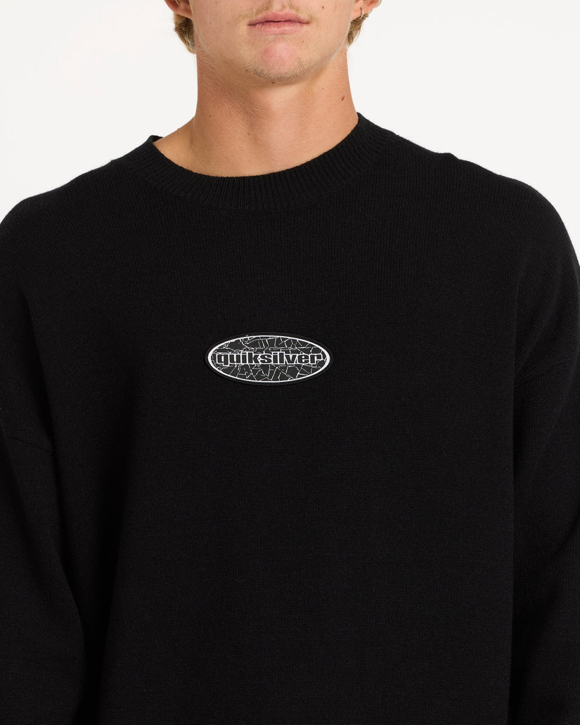 QUIKSILVER Mercury Work Knit Sweater Black