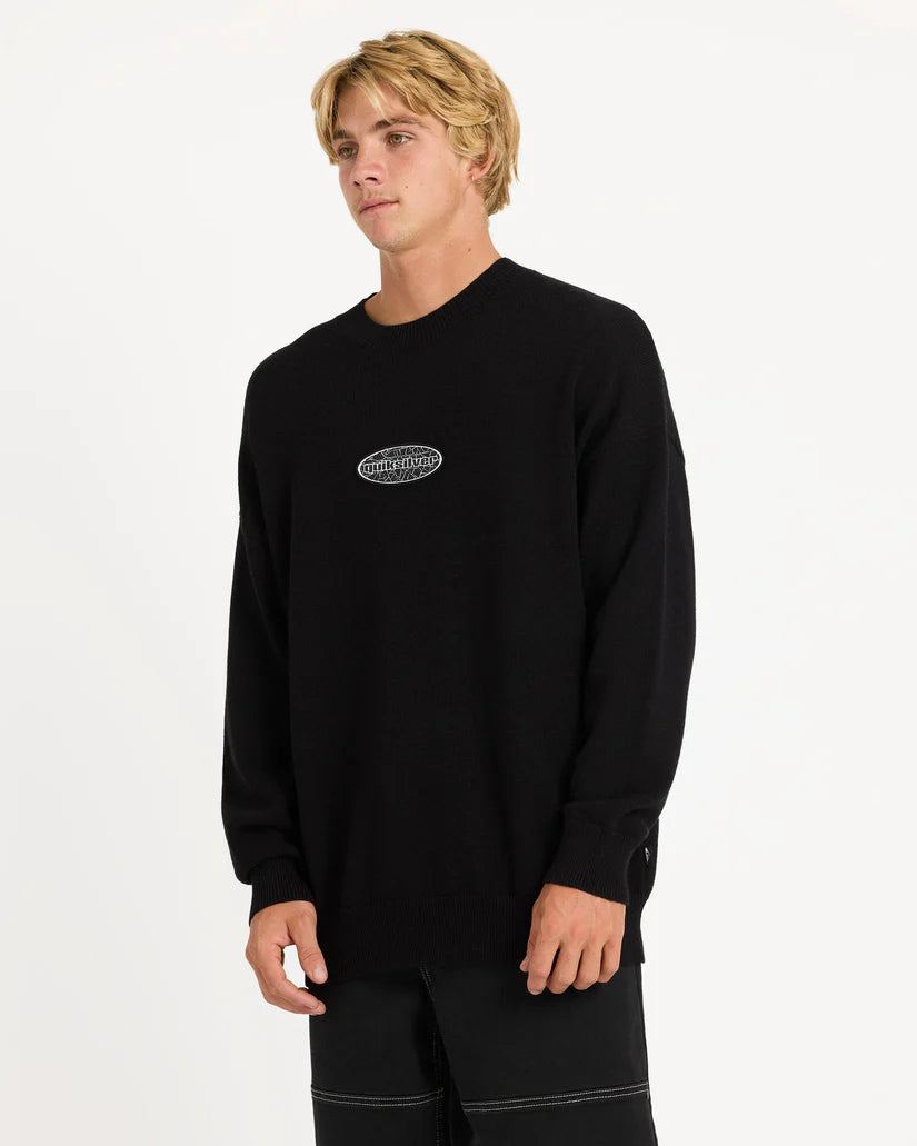 QUIKSILVER Mercury Work Knit Sweater Black