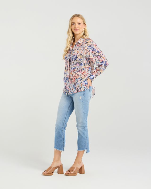 ET ALIA Michaela Shirt Poppy Patch