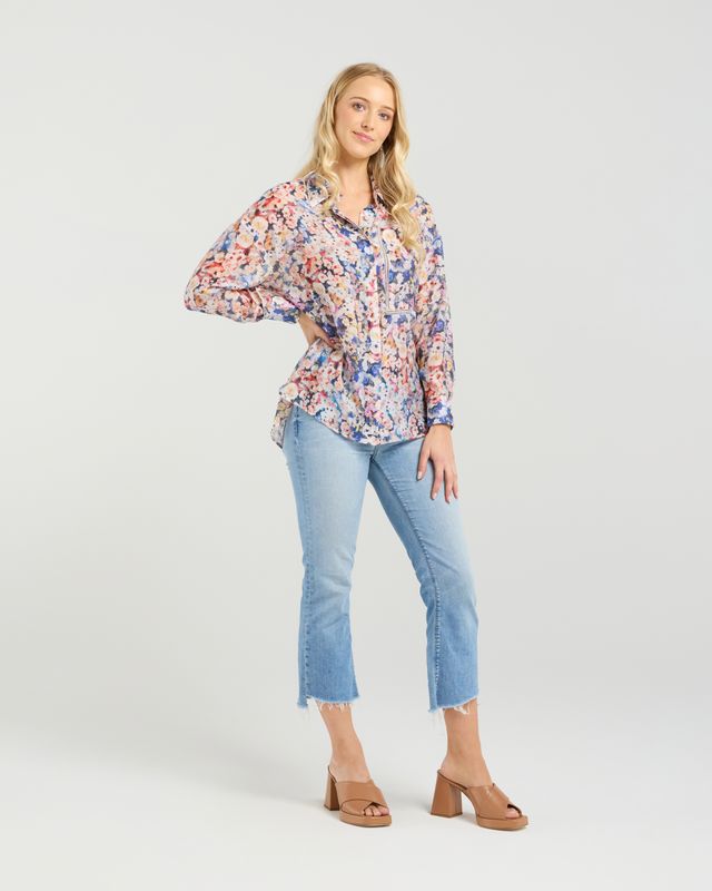 ET ALIA Michaela Shirt Poppy Patch