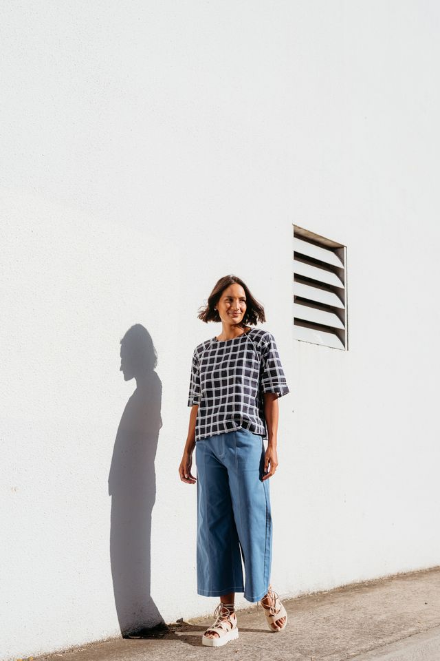 ET ALIA Mila Top Midnight Weave