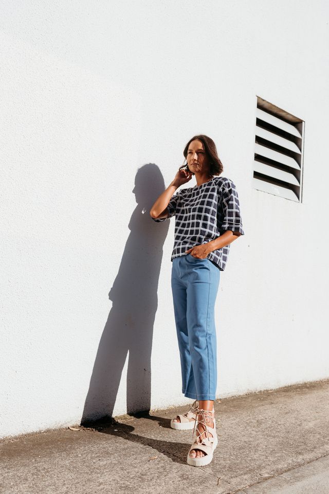 ET ALIA Mila Top Midnight Weave