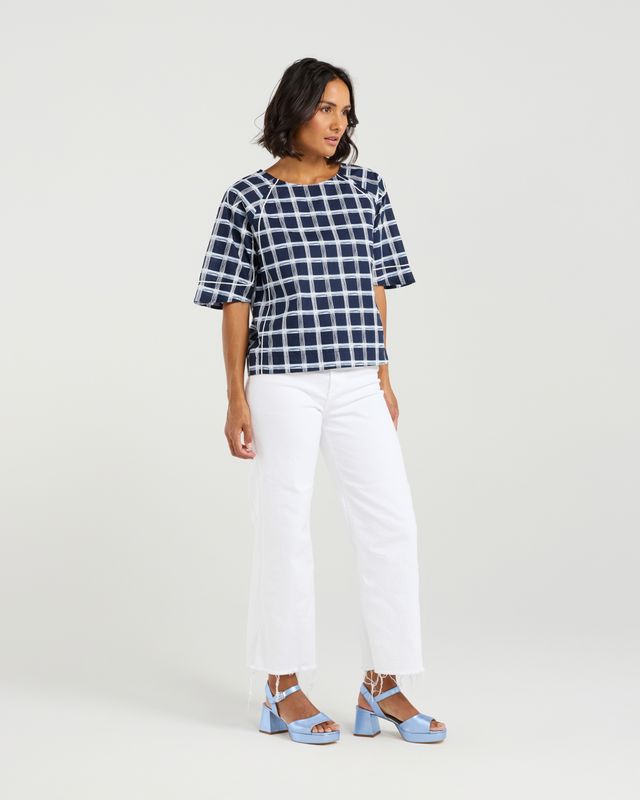 ET ALIA Mila Top Midnight Weave