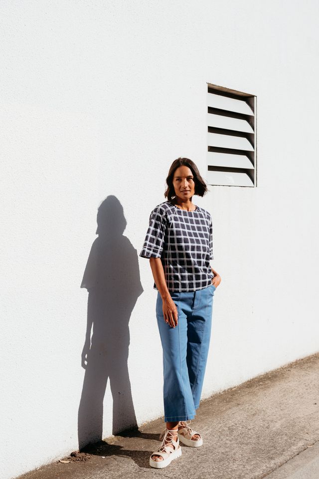 ET ALIA Mila Top Midnight Weave