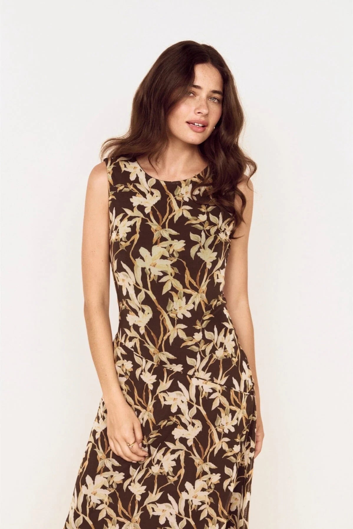 MINK PINK Vega Midi Dress Floral