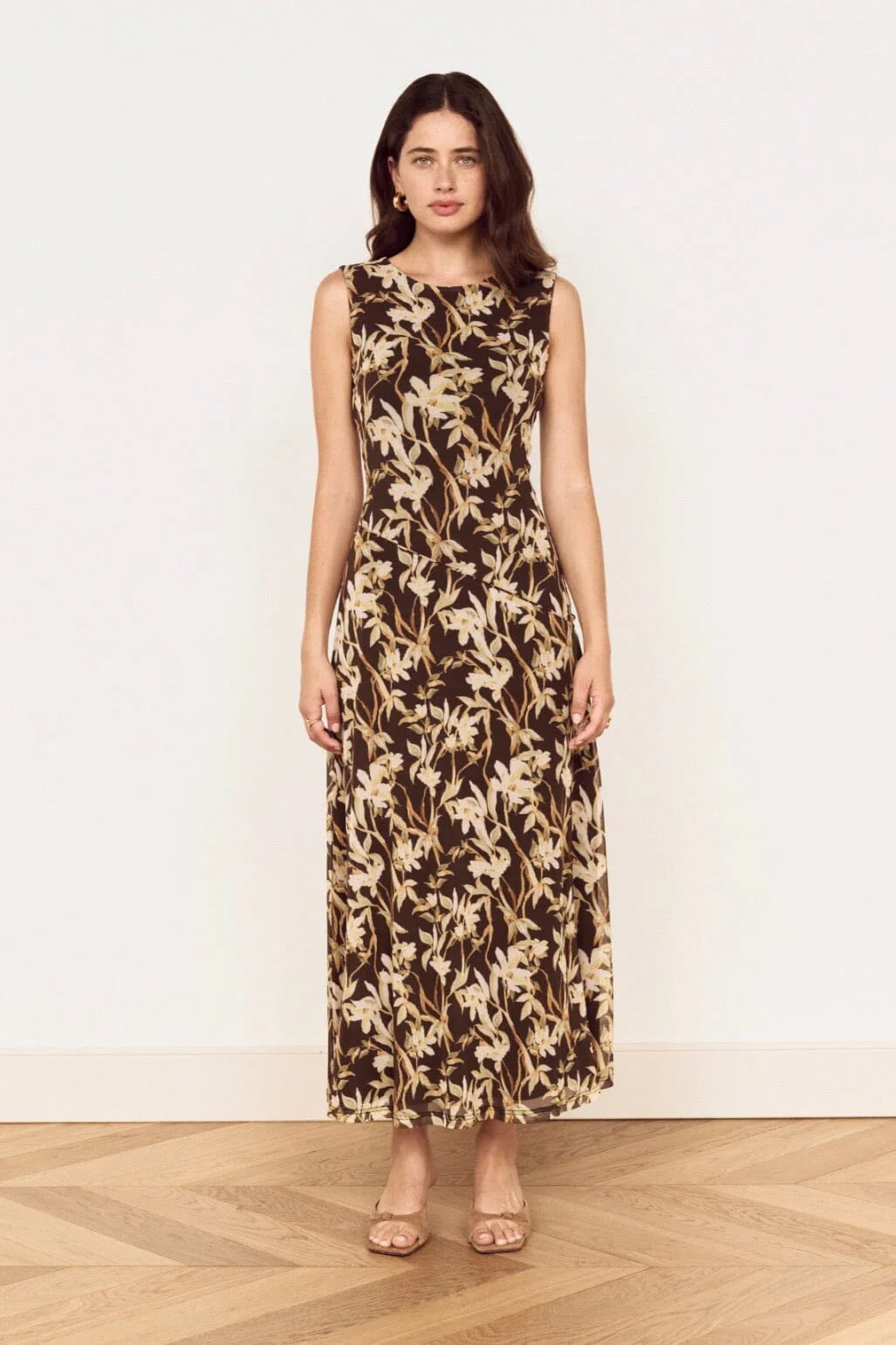 MINK PINK Vega Midi Dress Floral