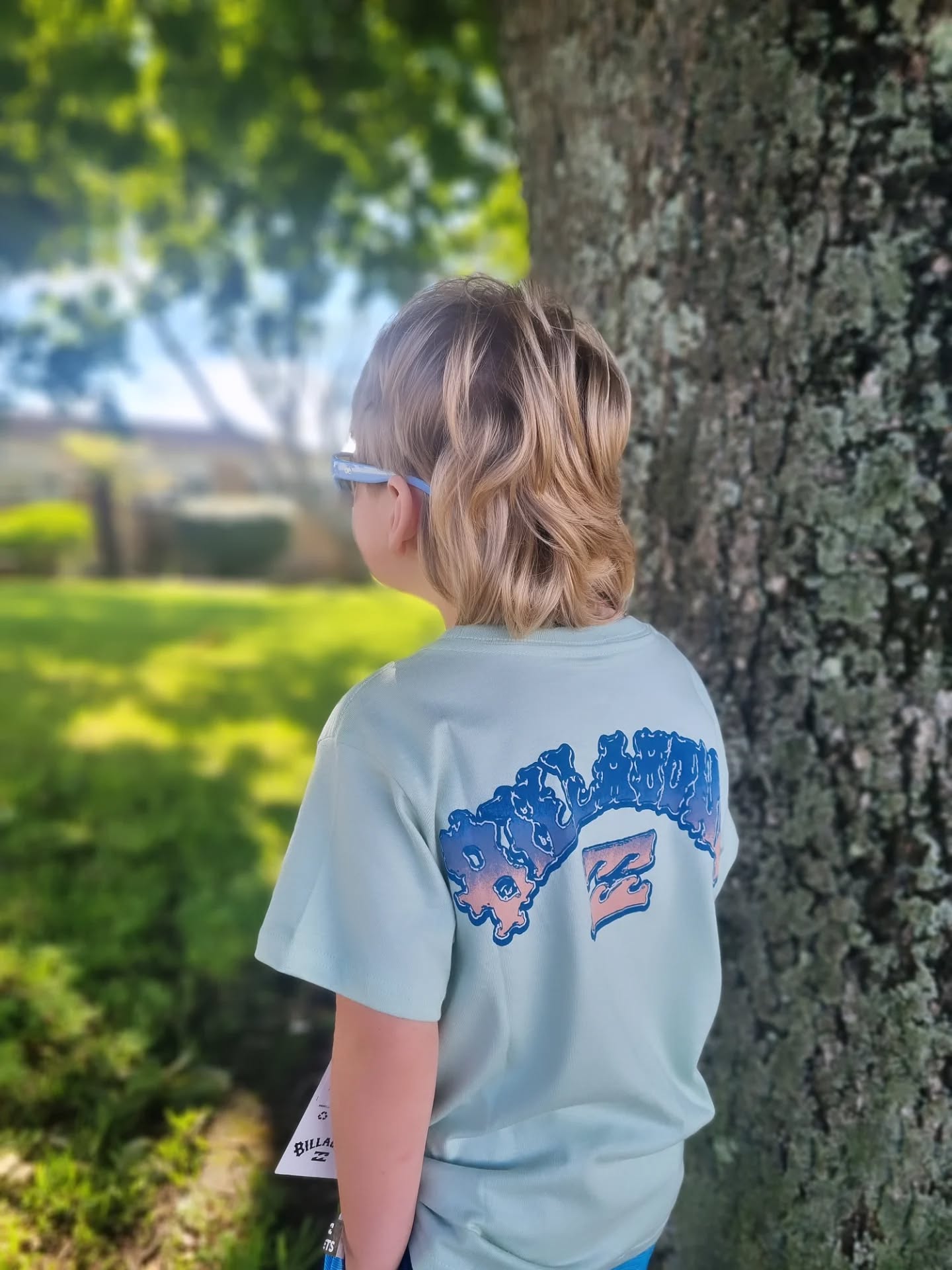 BILLABONG Groms Wax Arch Tee Seafoam 0-7 years