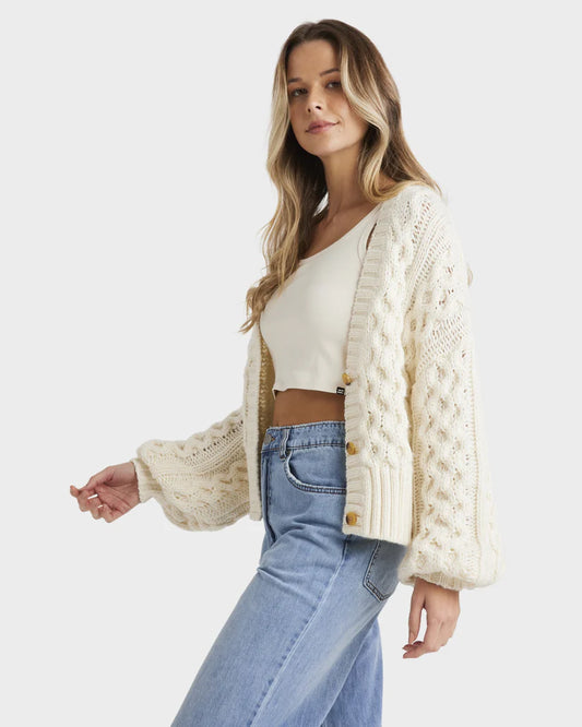 BILLABONG Montana Cardigan Salt Crystal