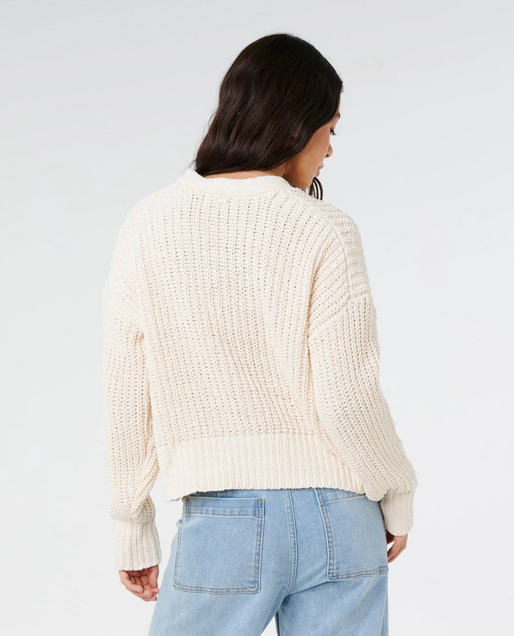 RIP CURL Neon Isles Cardigan Off White