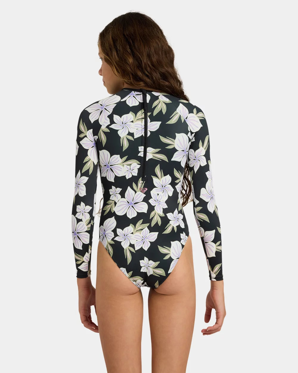 ROXY Girl Of the Pacific Long Sleeve One Piece Swimsuit