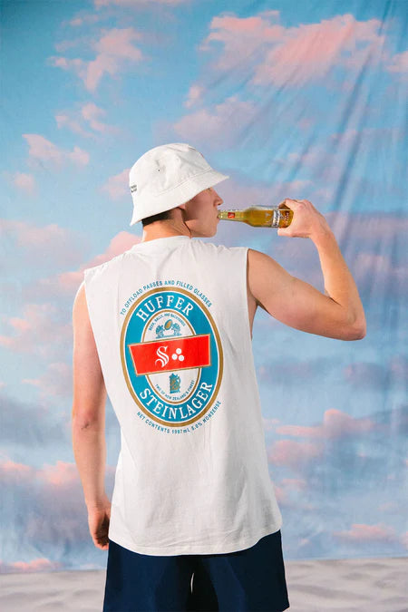 HUFFER X STEINLAGER Offload Singlet Tank Chalk