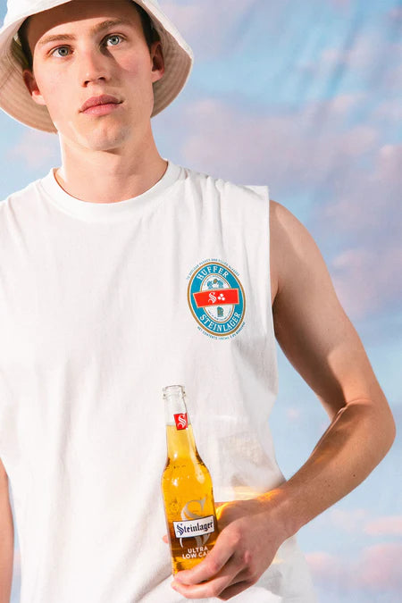 HUFFER X STEINLAGER Offload Singlet Tank Chalk