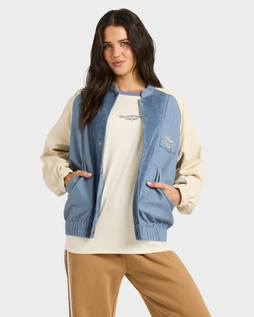 BILLABONG OG Burleigh Zip thru Jacket Stone Blue
