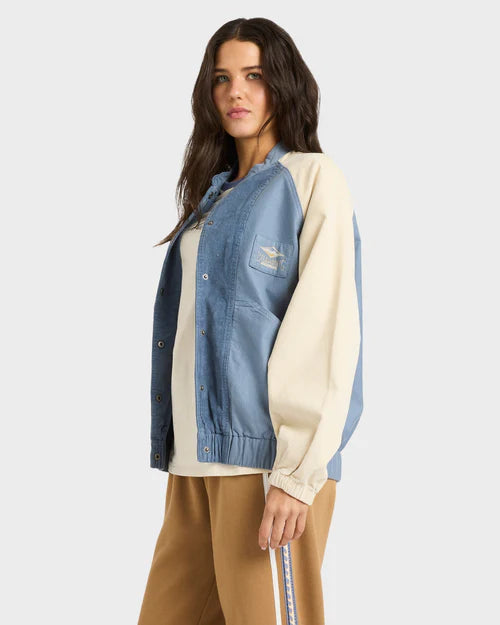 BILLABONG OG Burleigh Zip thru Jacket Stone Blue