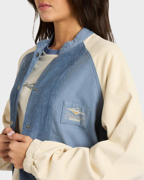 BILLABONG OG Burleigh Zip thru Jacket Stone Blue