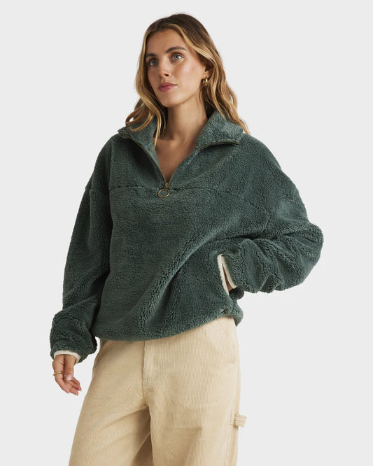 Billabong Old Days Half Zip Pullover Fleece