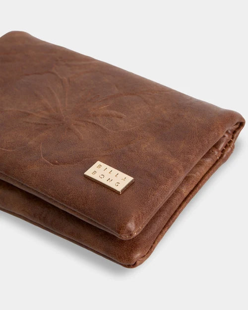 BILLABONG Omari Bloom Kirra Wallet Brownstone
