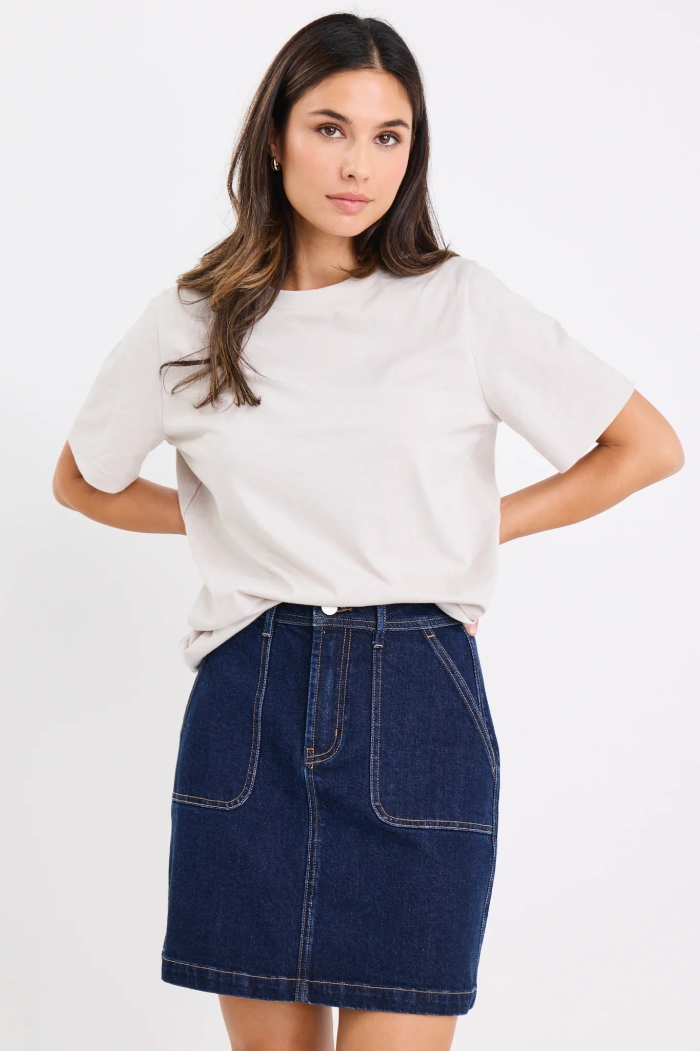 IV + JACK Orchard Indigo Denim Skirt