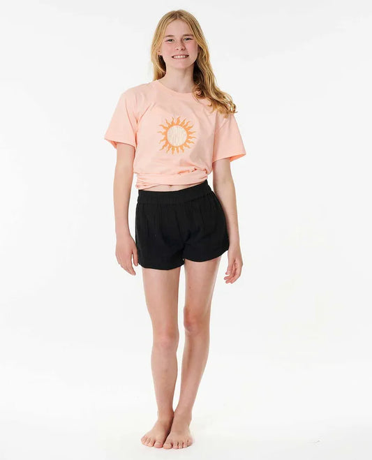 Rip Curl Premium Surf Short Black Girls 8-14 years