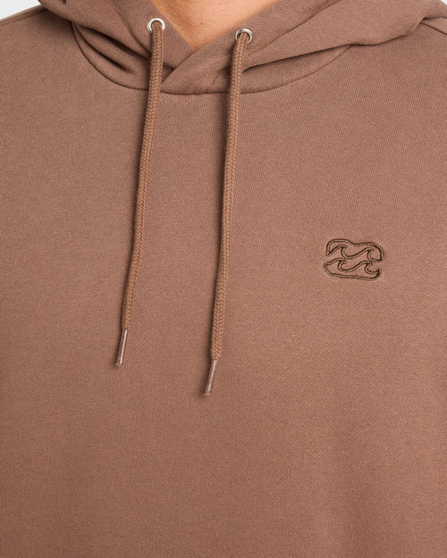 Billabong Premium Wave Washed Pullover Hoodie Mocha