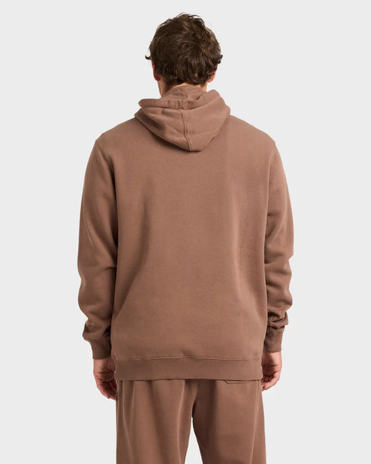BILLABONG Premium Wave Washed Pullover Hoodie Mocha