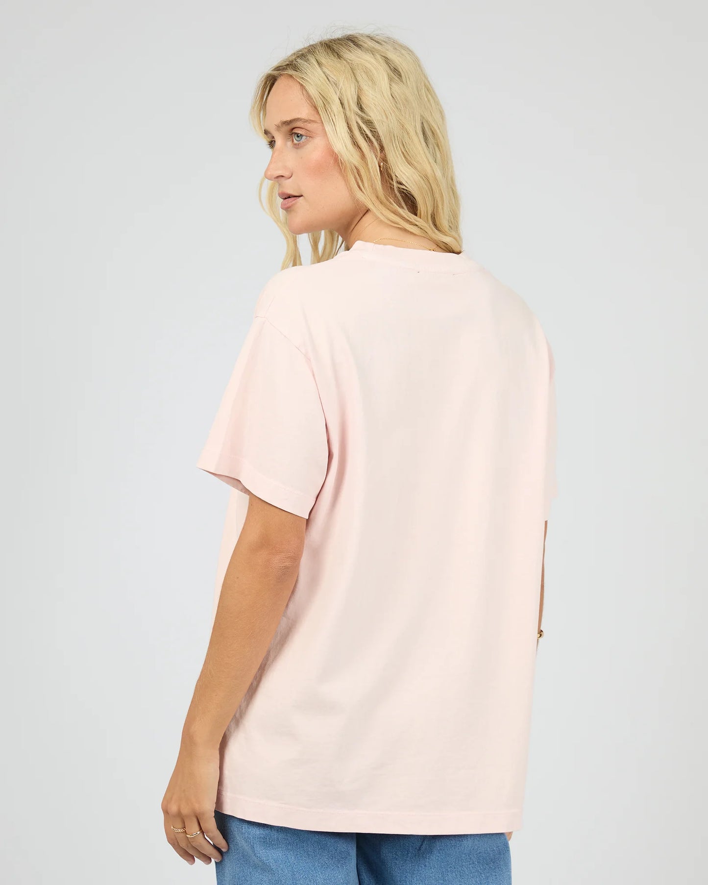 ALL ABOUT EVE Provence Relaxed Pale Pink Tee