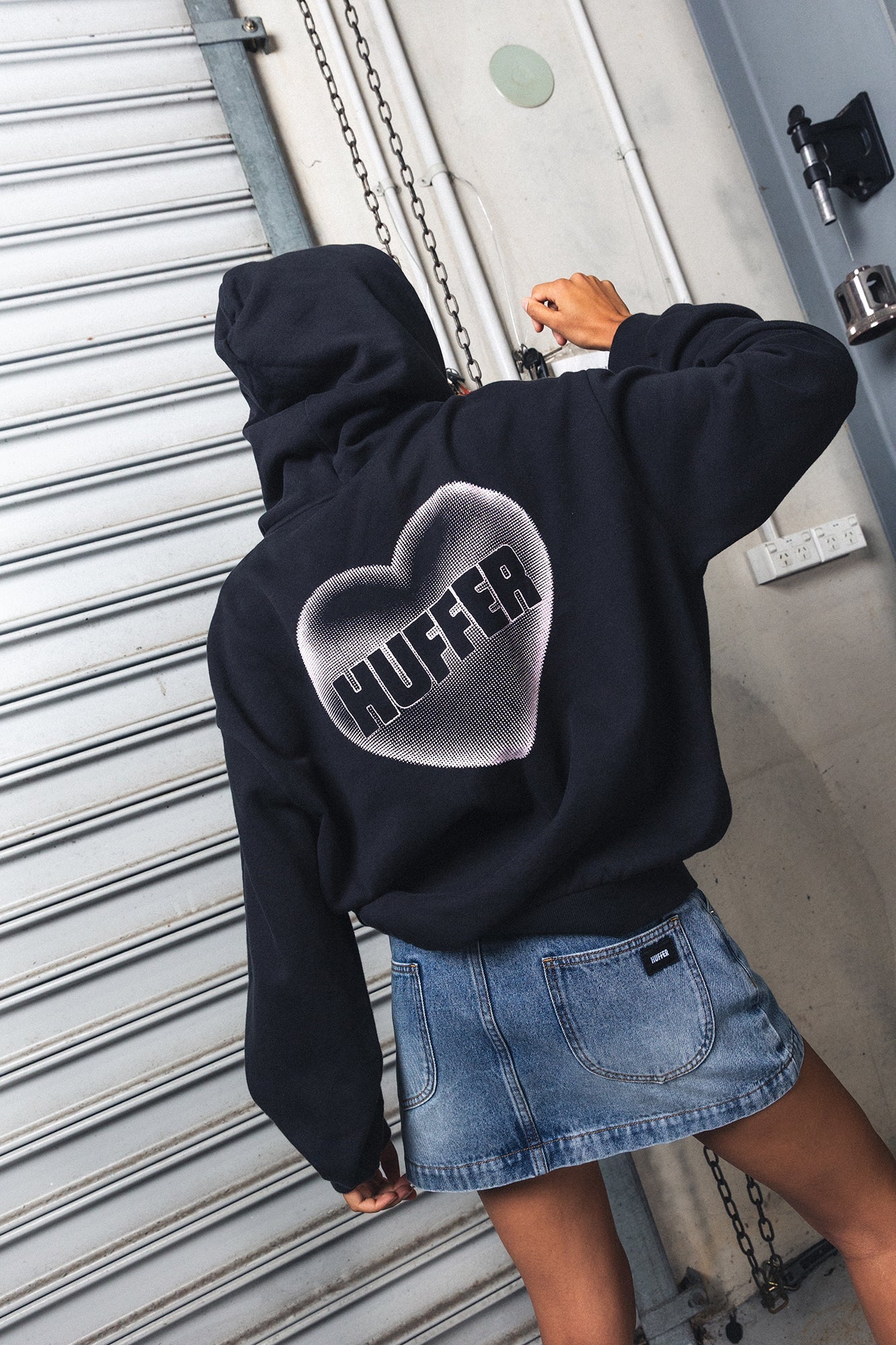 HUFFER Relax Zip Hood Lustre