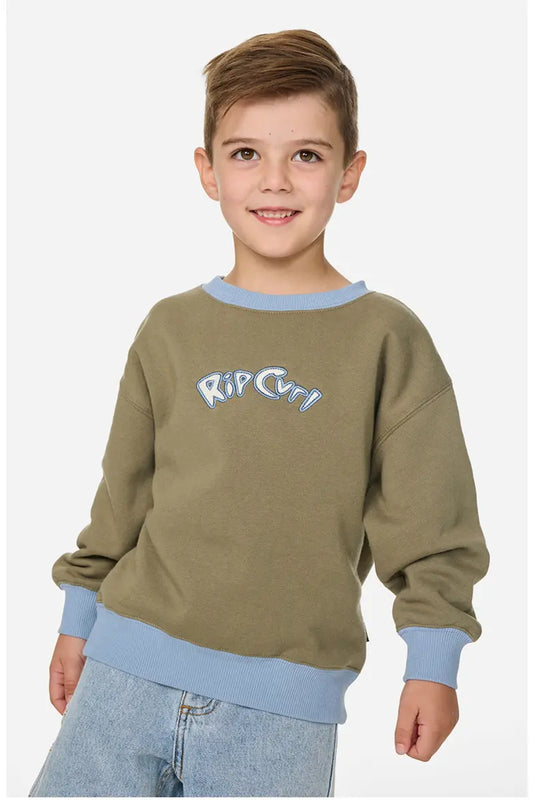 RIP CURL Boy Ride the Wave Crew 1-8 years