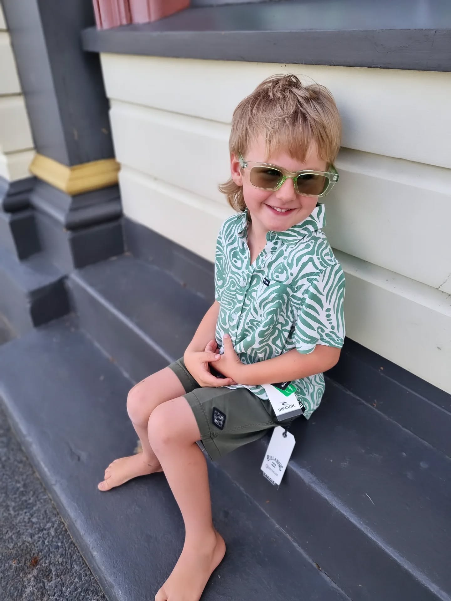 RIP CURL Cosmic Surfing Short Sleeve Shirt