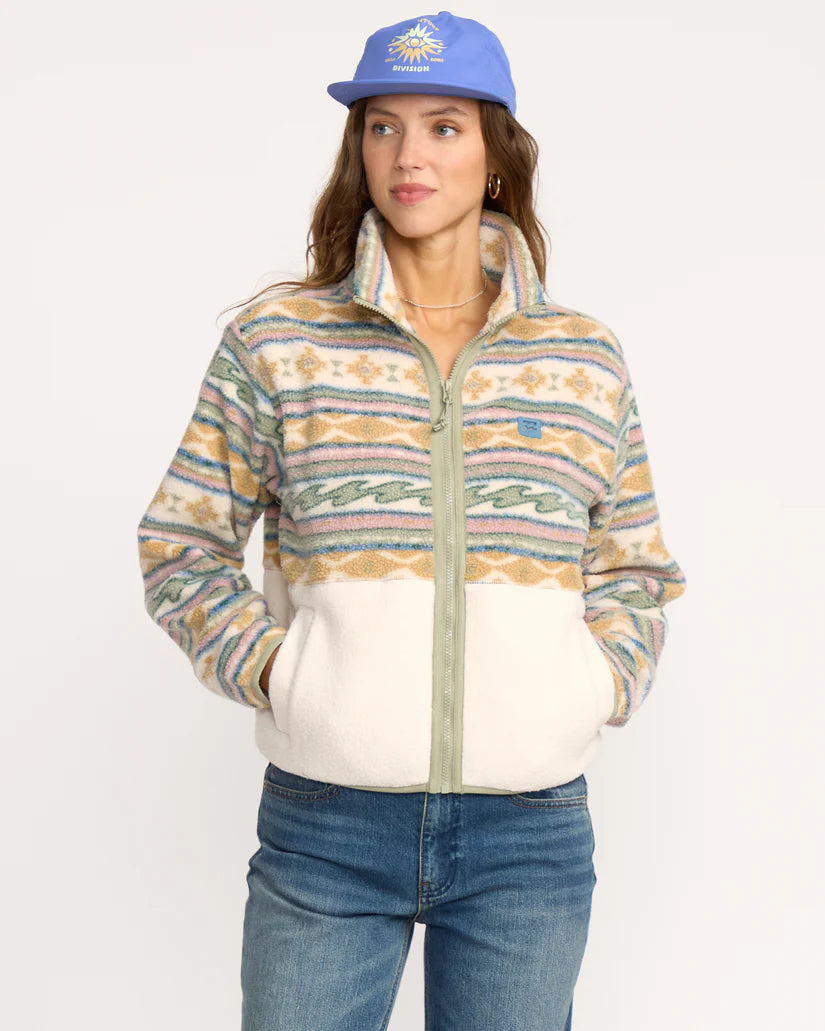 BILLABONG A/DIV Rock Jetty Mock Neck Zip Through