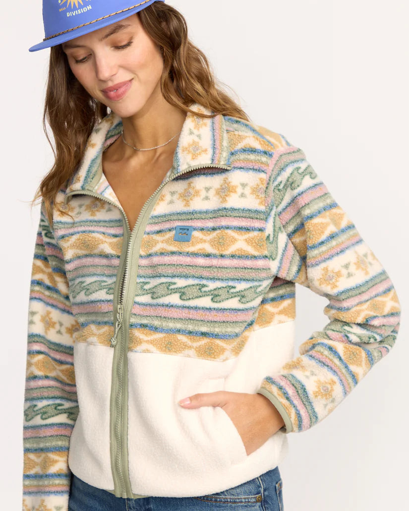 BILLABONG A/DIV Rock Jetty Mock Neck Zip Through