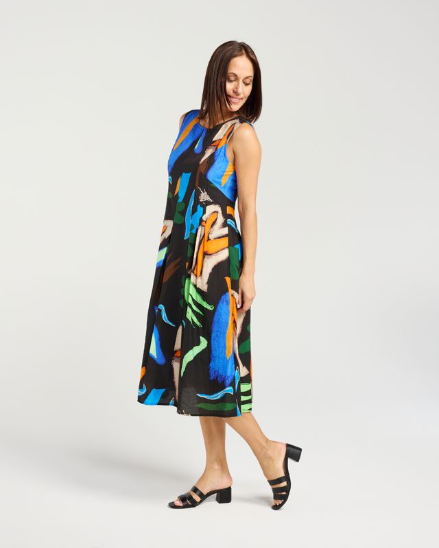 SEDUCE Rosa Dress Abstract Pop