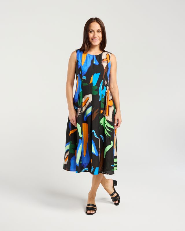 SEDUCE Rosa Dress Abstract Pop
