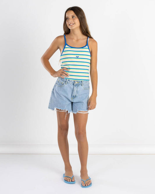 Roxy Girls Vintage Stripe Tank 8 -14 years
