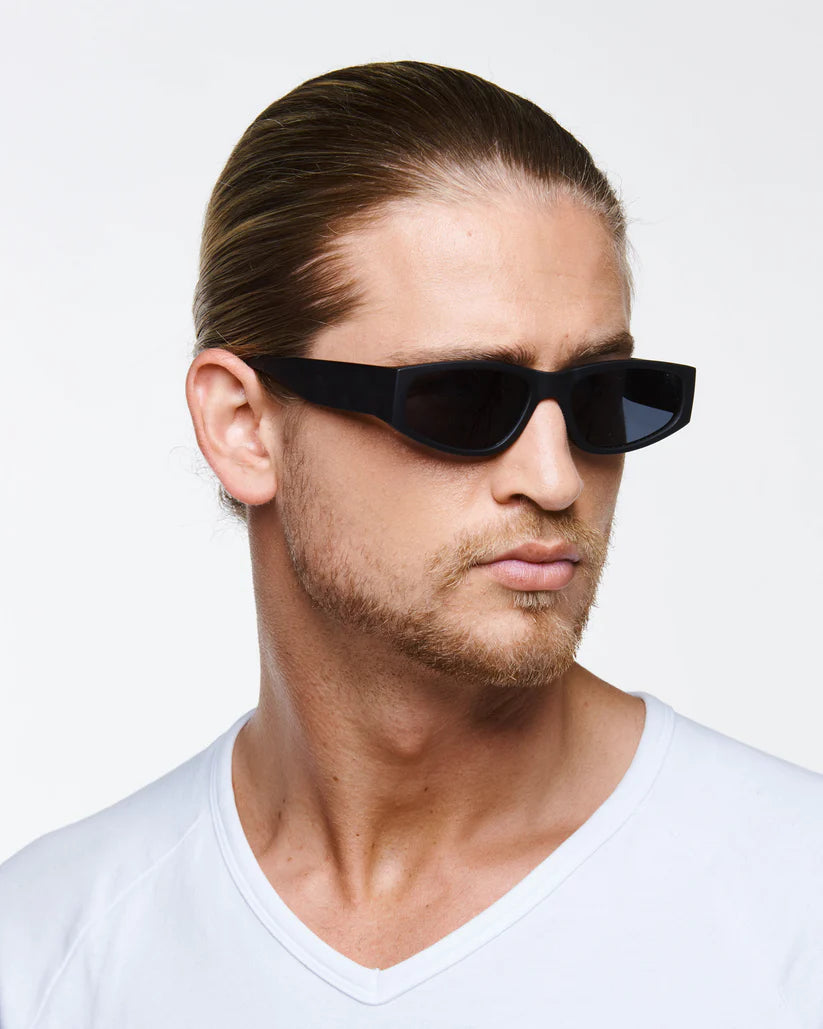 REALITY EYEWEAR The Rush Matte Black Sunglass