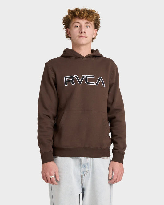 RVCA Pullover Hood Mocha